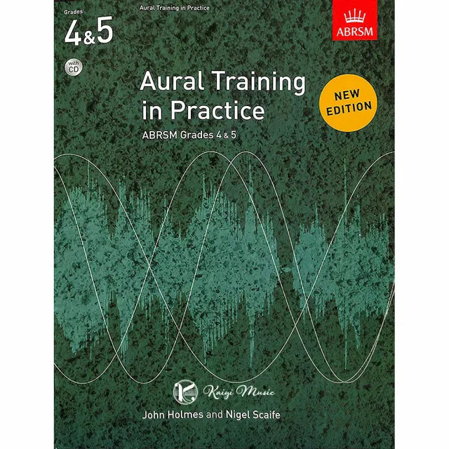 【ABRSM 英國皇家】聽力測驗練習本第 4-5級 含1片CD(Aural Training in Practice G