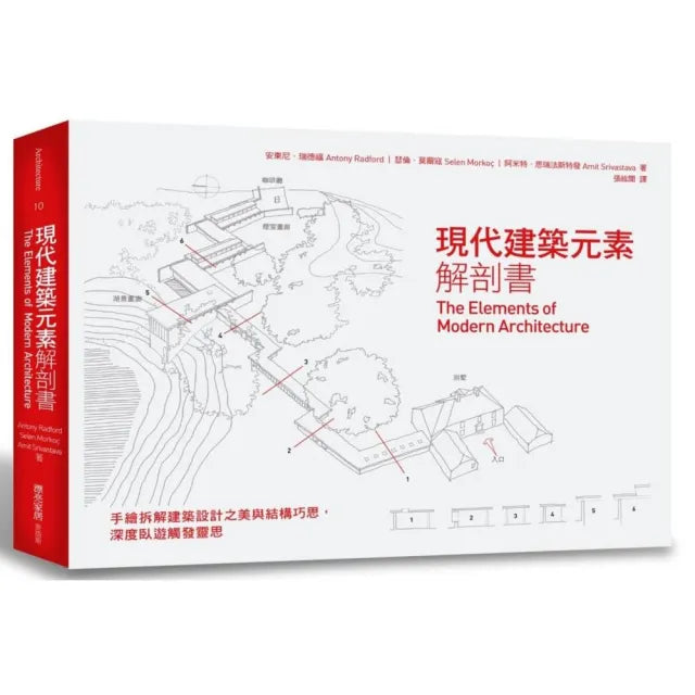 現代建築元素解剖書：手繪拆解建築設計之美與結構巧思 深度臥遊觸發靈思